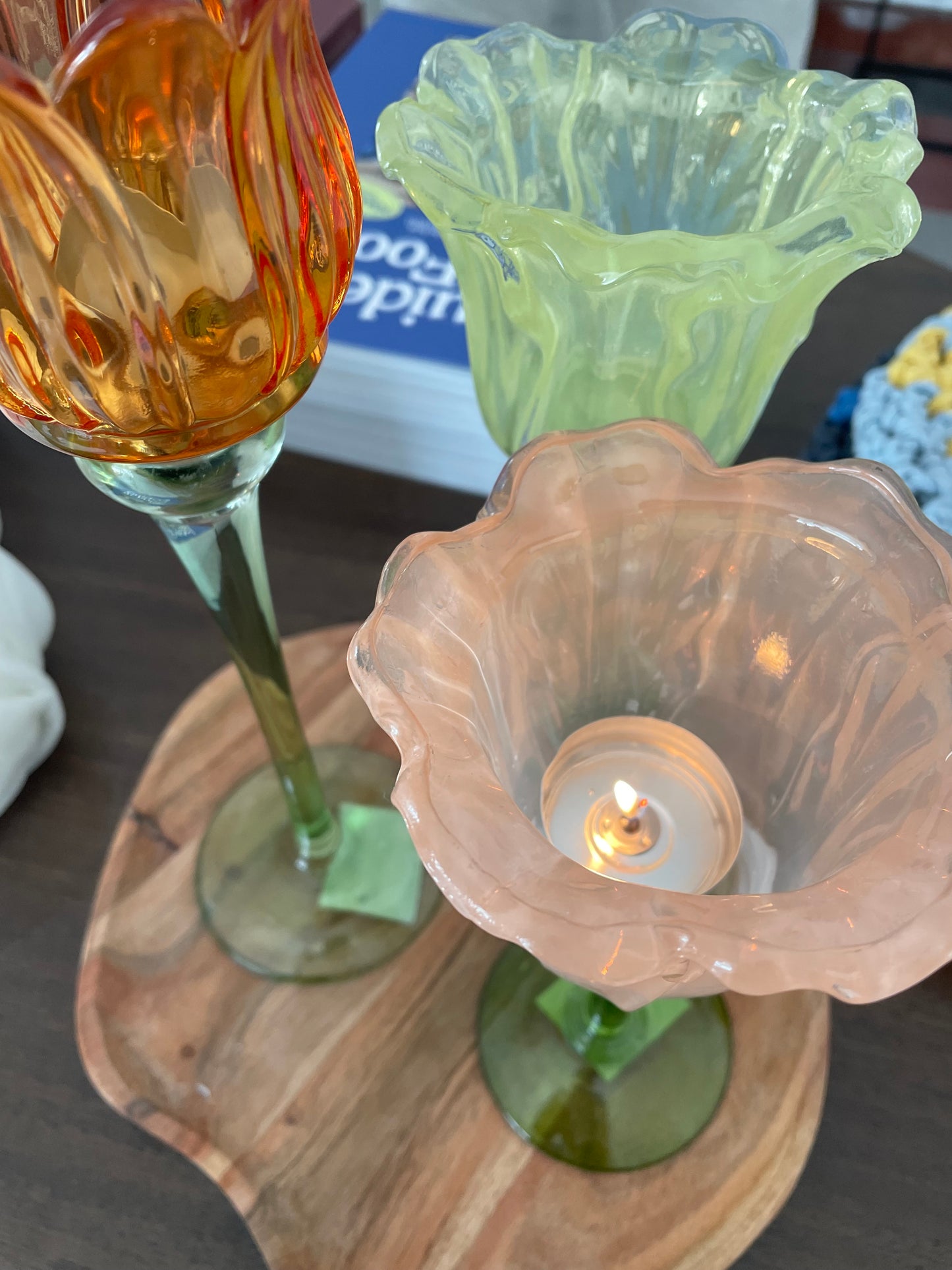 Set decoratief glaswerk