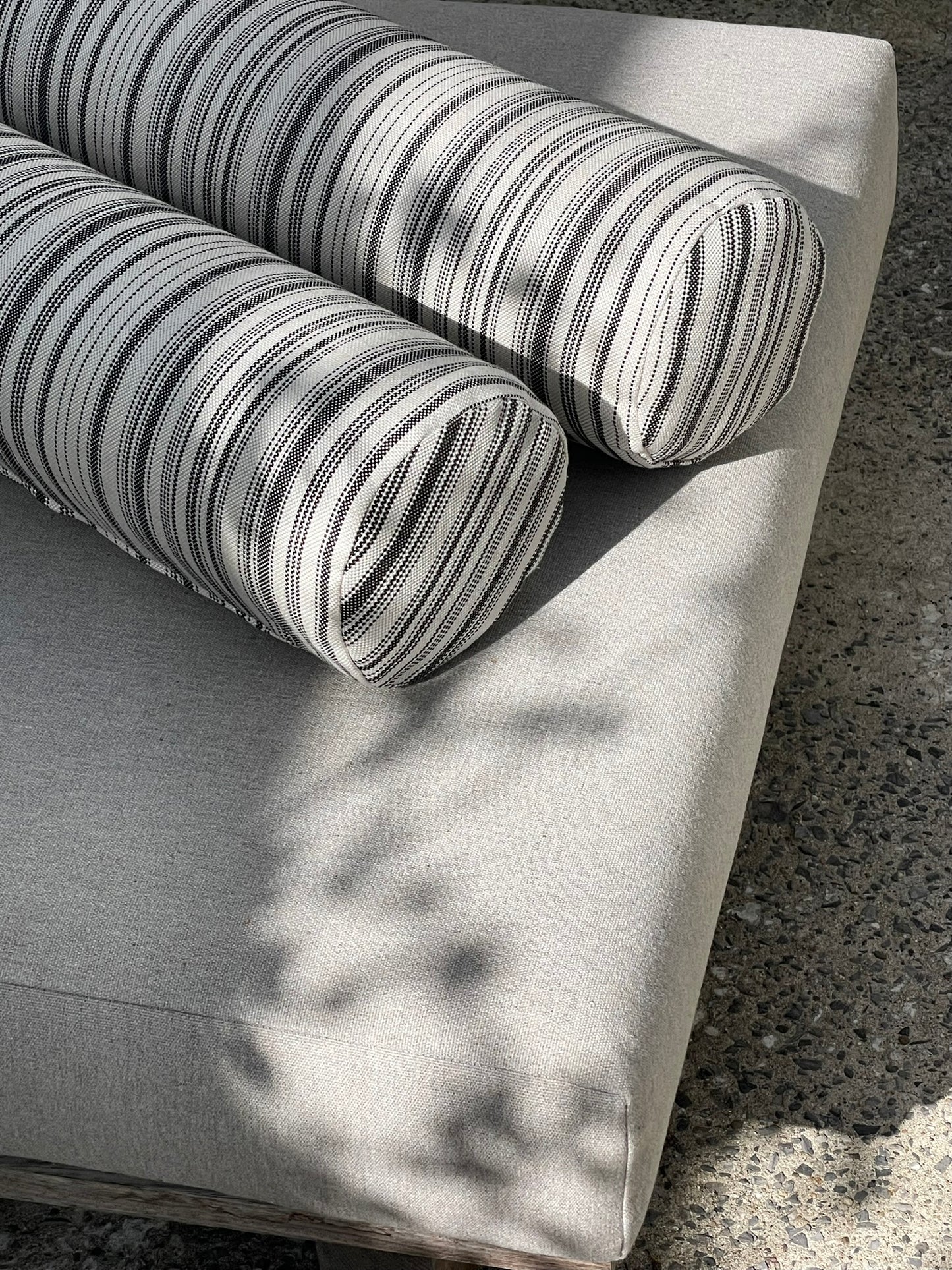 Rolkussentjes grey stripe